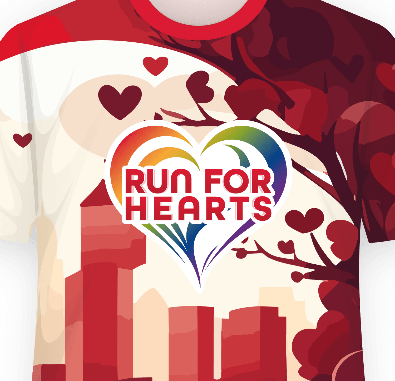 Das Shirt zum Run For Hearts 2023