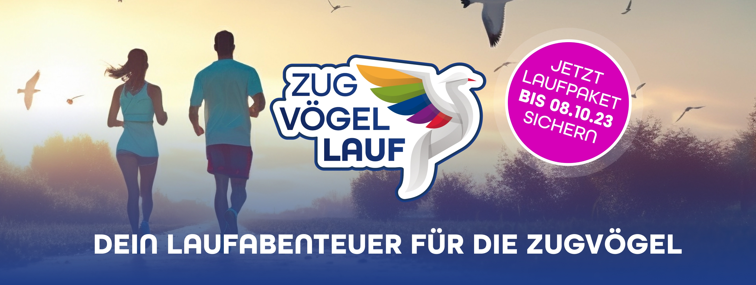 Zugvögellauf 2023 - Jetzt anmelden bis 8.10.2023